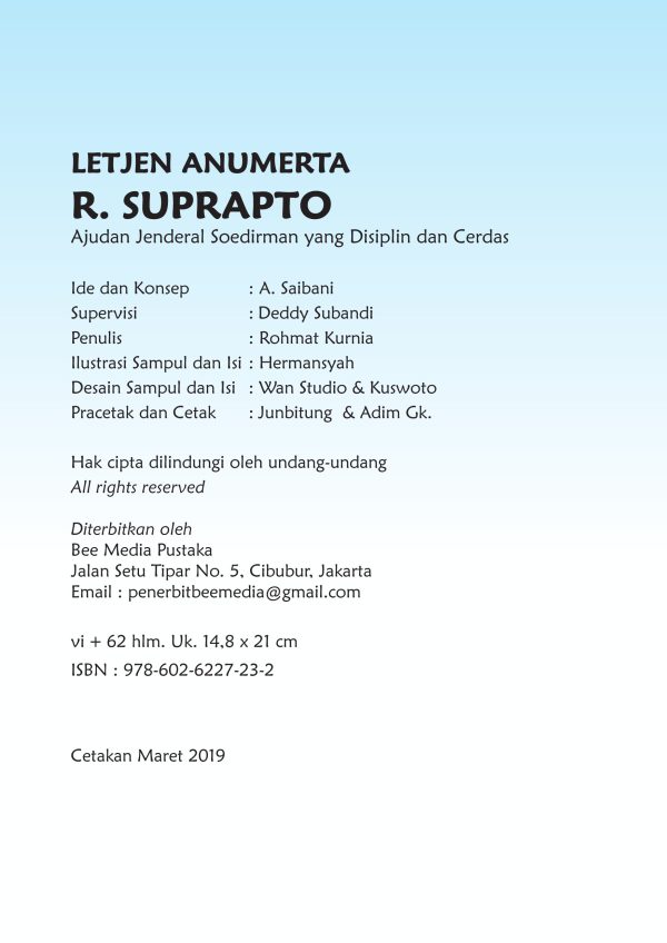 Letjen Anumerta R. Suprapto - Gambar 4